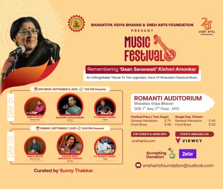sNEH aRTS RESIZE (2) (1) Music Festival – Remembering 'Gaan Saraswati' Kishori Amonkar