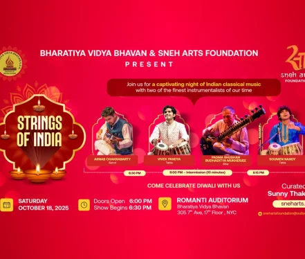 strings of india STRINGS OF INDIA - SITAR & SAROD CONCERT in NYC